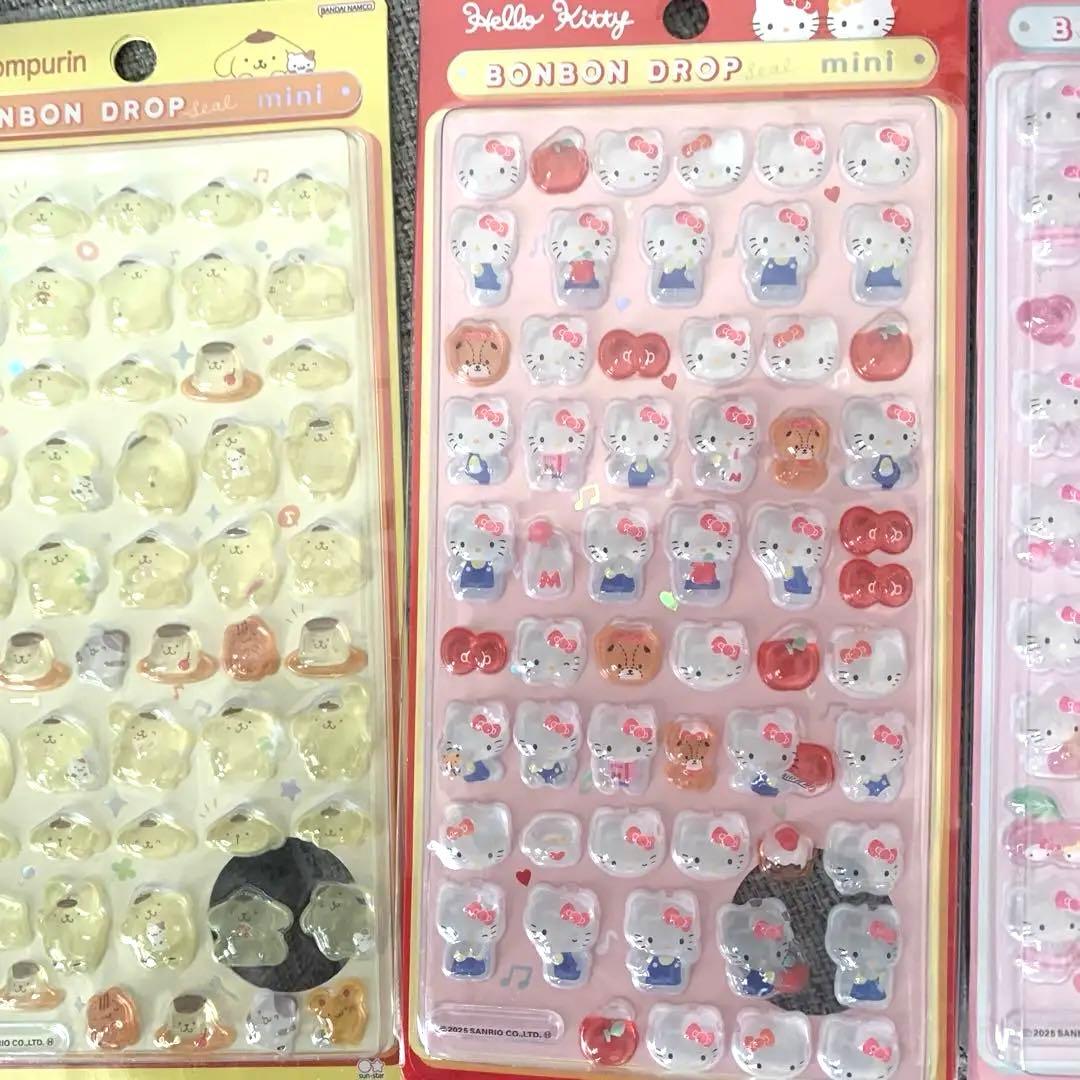 正規品　サンリオミニ ボンボンドロップ シール8枚セット