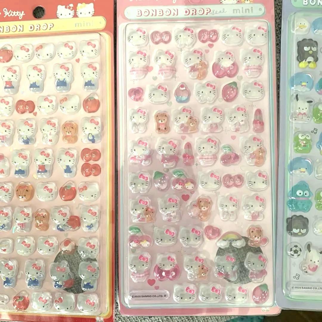 正規品　サンリオミニ ボンボンドロップ シール8枚セット