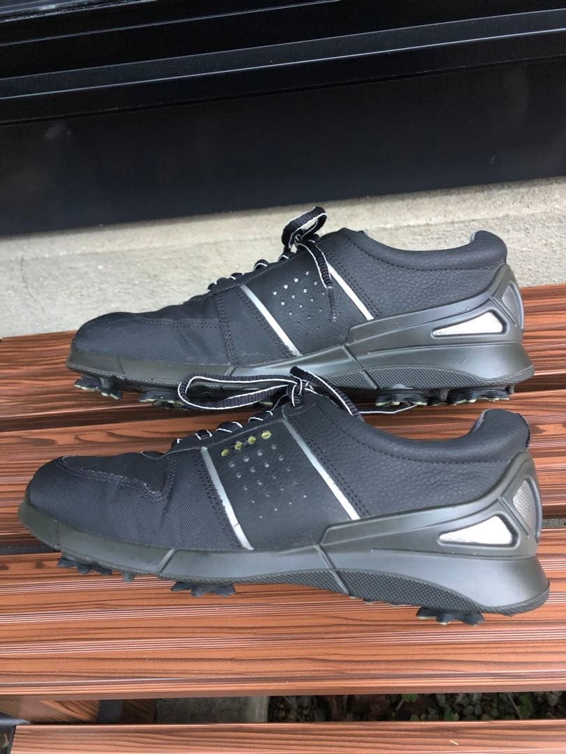 超美品 ECCO ゴルフシューズ 39 24.5cm ソフトスパイク