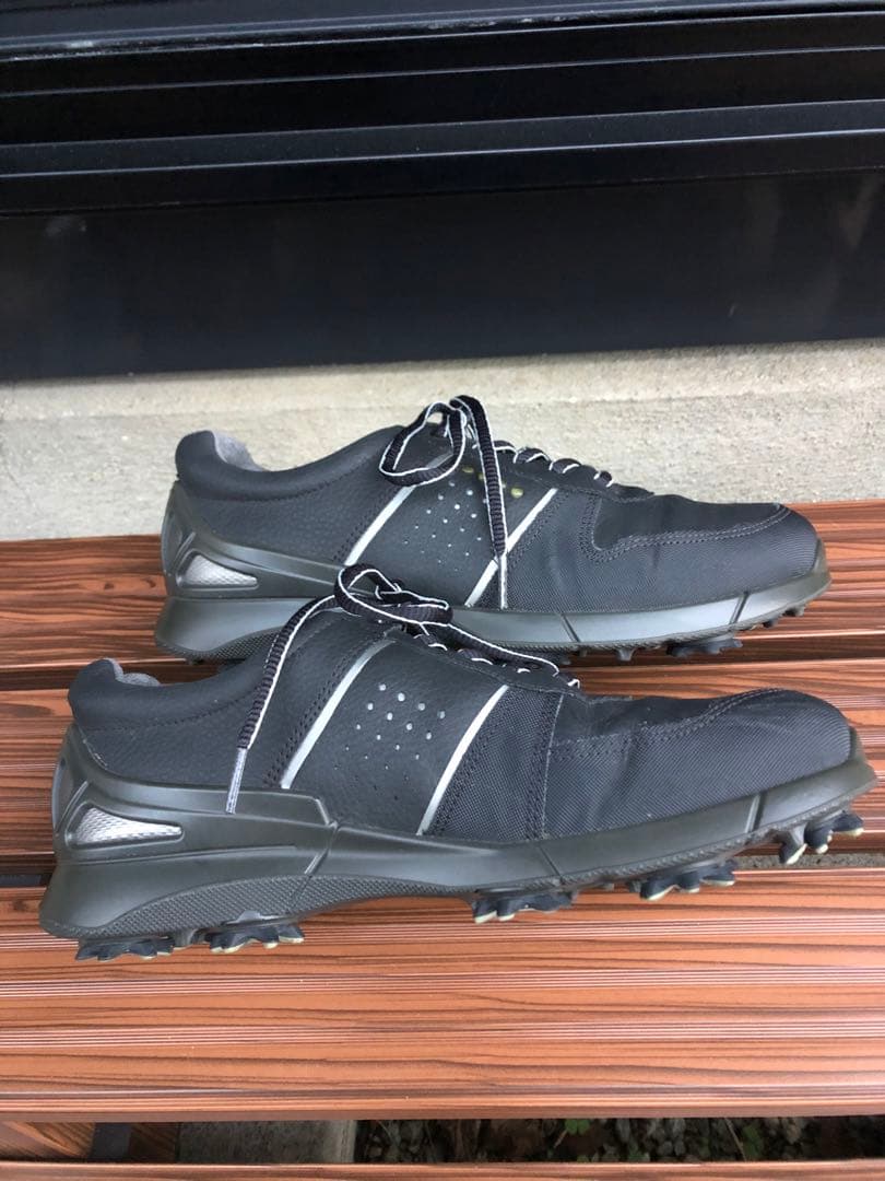 超美品 ECCO ゴルフシューズ 39 24.5cm ソフトスパイク