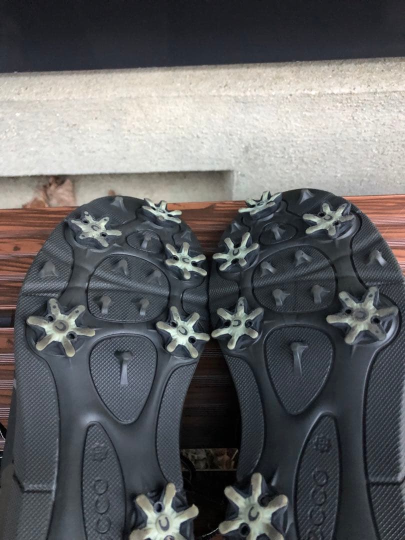 超美品 ECCO ゴルフシューズ 39 24.5cm ソフトスパイク