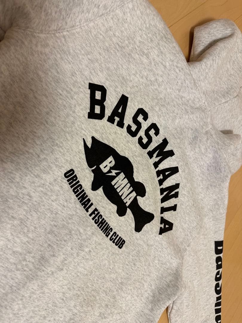 バスマニア　Logo Sweat Zip Parka [ASH GRY]