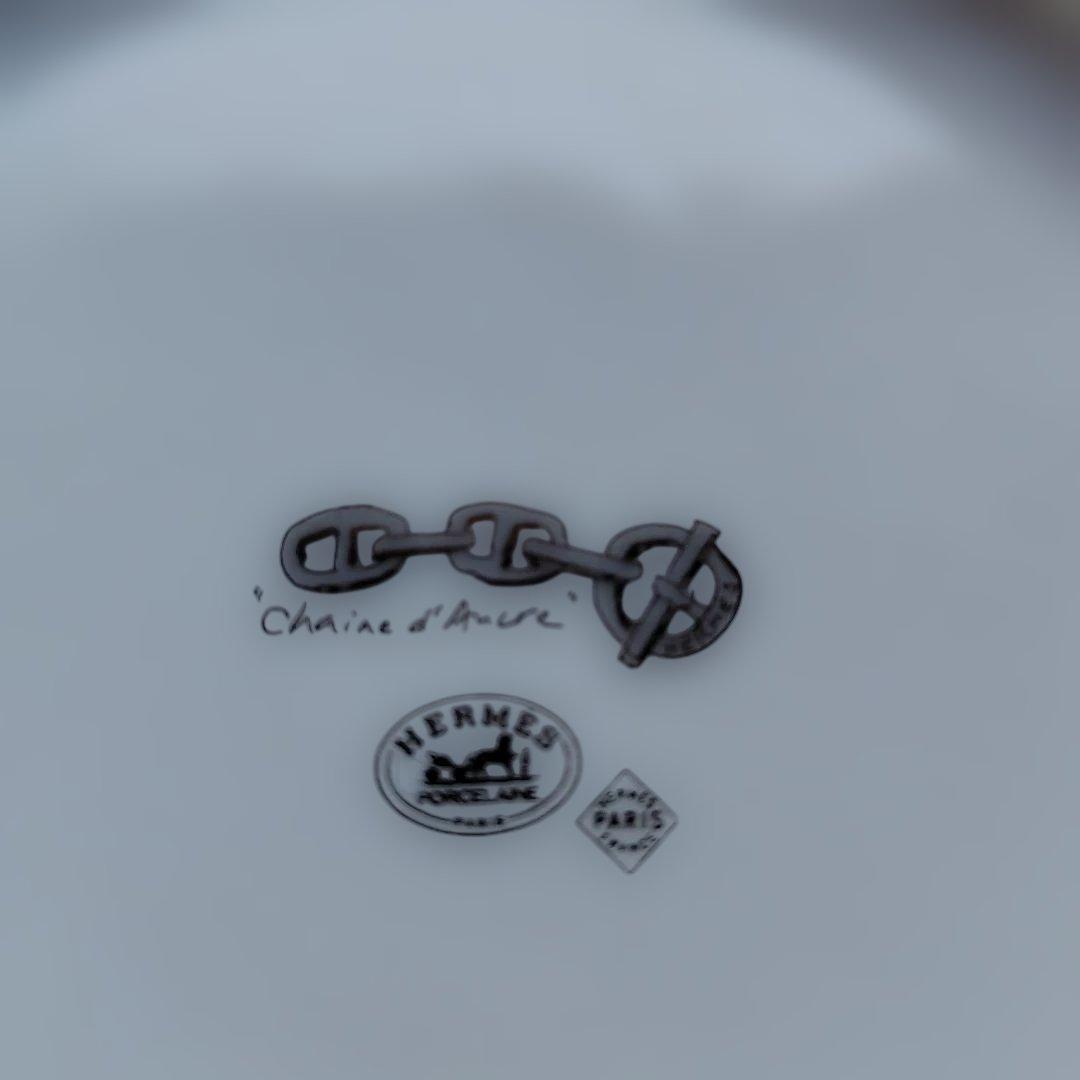 1月7日までのお年玉価格　HERMES Chaîne d'Ancre 陶磁器皿