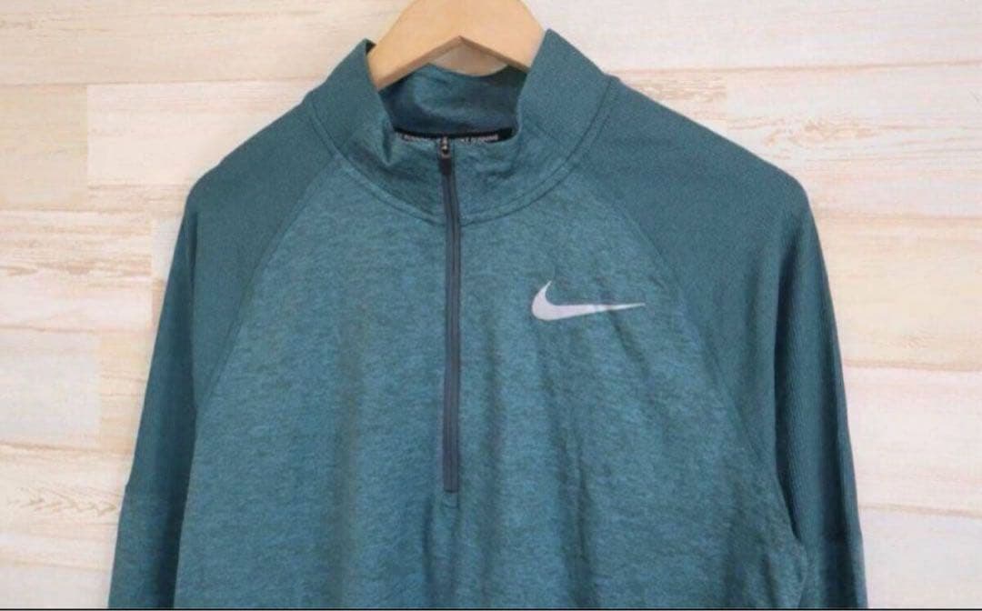ナイキ　NIKE ドライフィット　エレメント　ランニング長袖シャツ　ハーフジップ