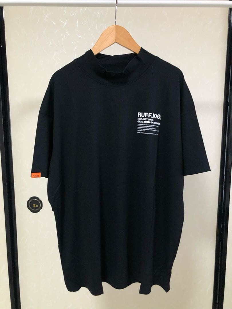 RUFFLOG MOCK NECK SHIRTS サイズM ブラック