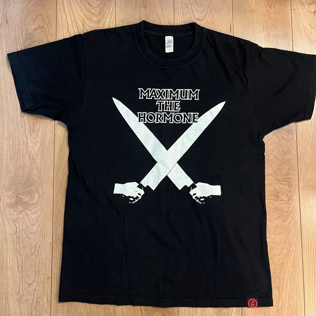 【2005年初期版・極美品】マキシマムザホルモン 包丁＆上原菩薩Tシャツ 黒