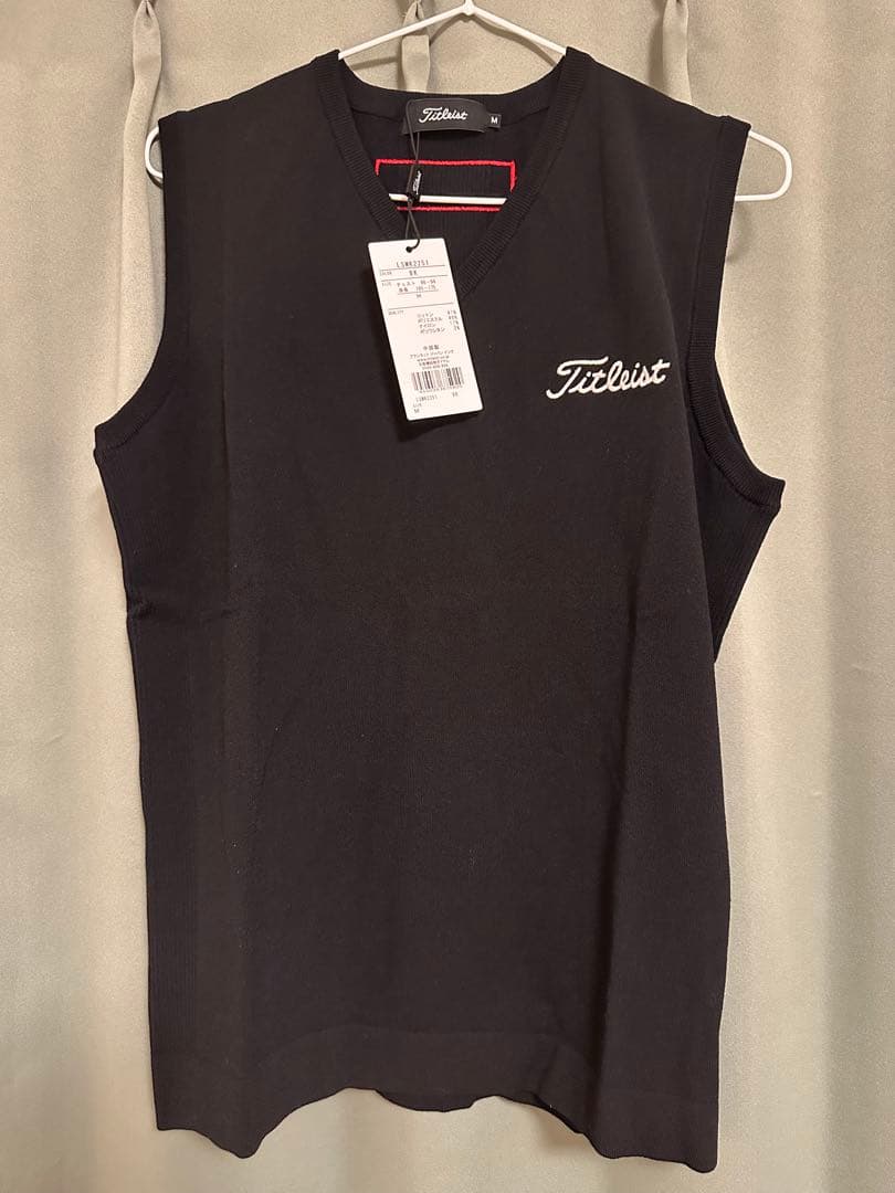 Titleist ブラック ベストセーター 新品未使用