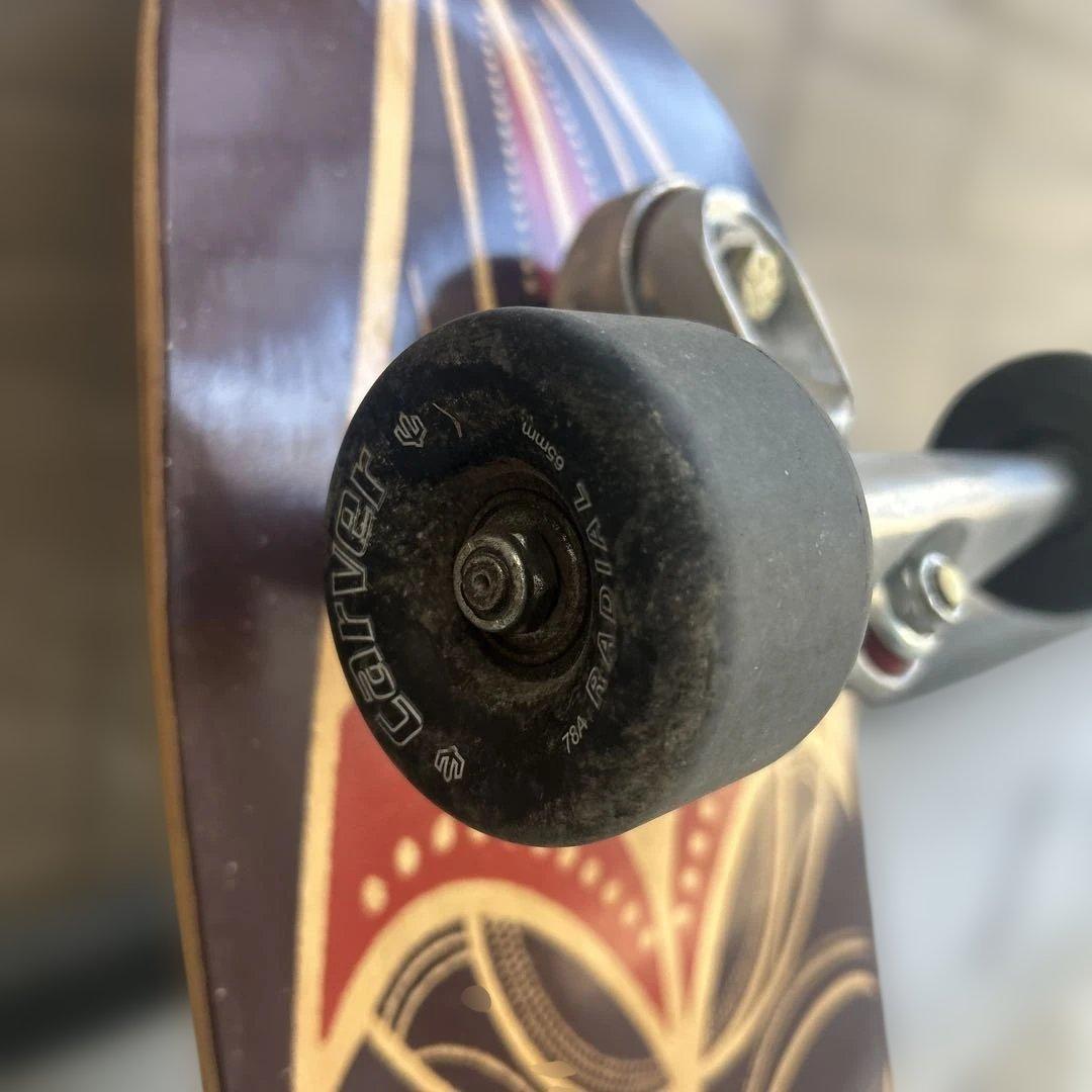Carver スケートボード アフリカンマスクデザイン