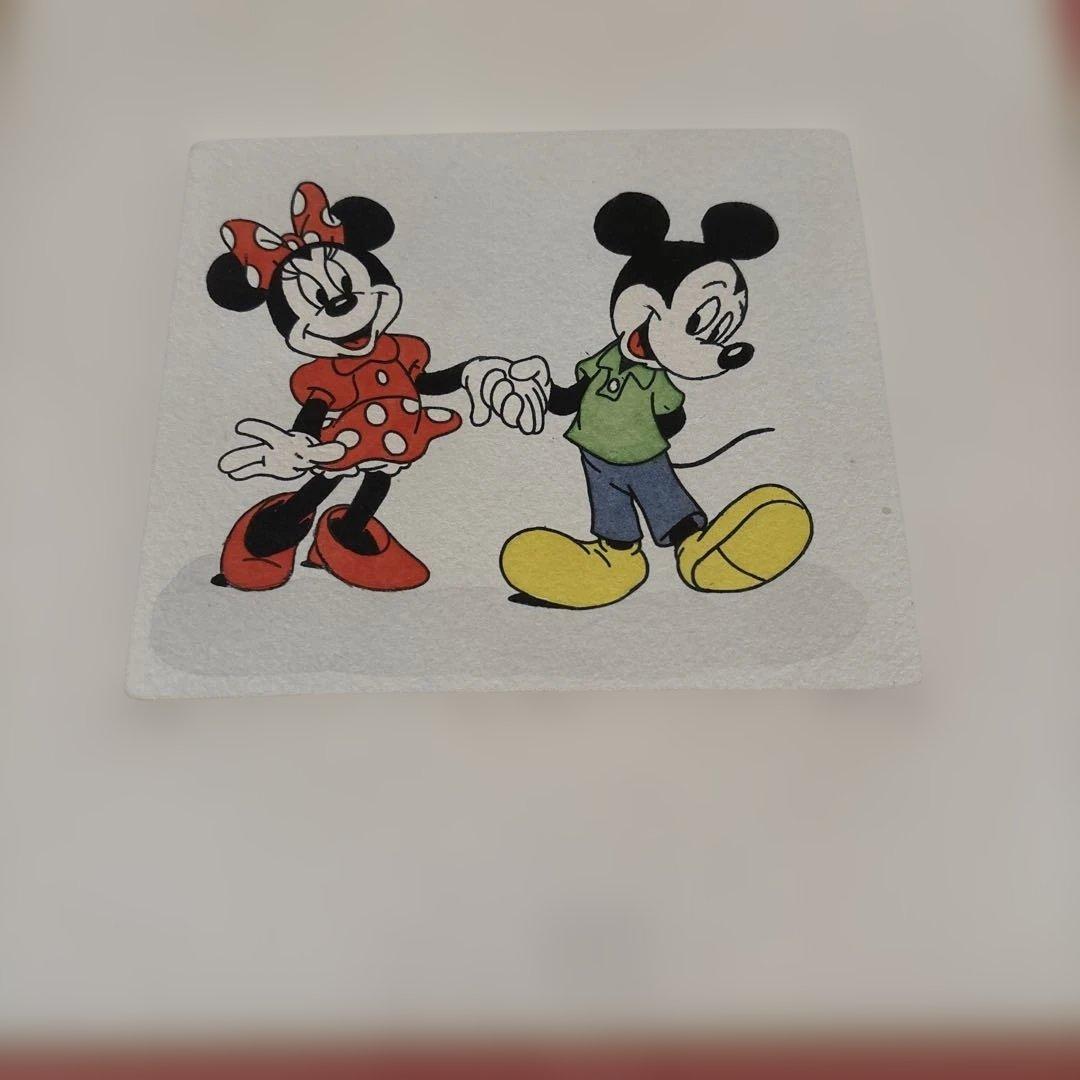 ディズニー　ミッキーマウス ミニーマウス リトグラフ　手書きエッチング