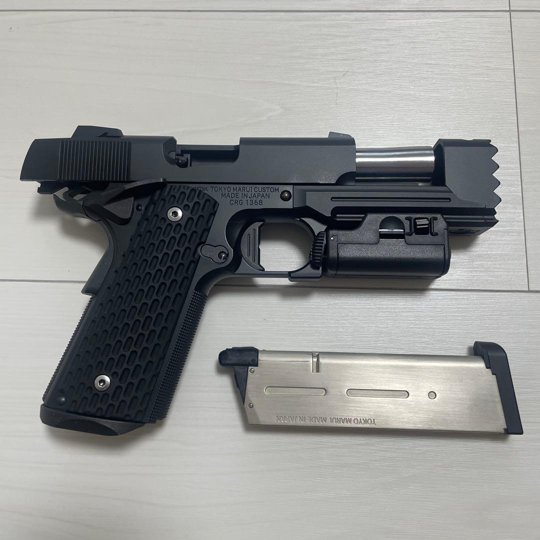 東京マルイ STRIKE.45 ガスガン　マイクロライトCQX付き