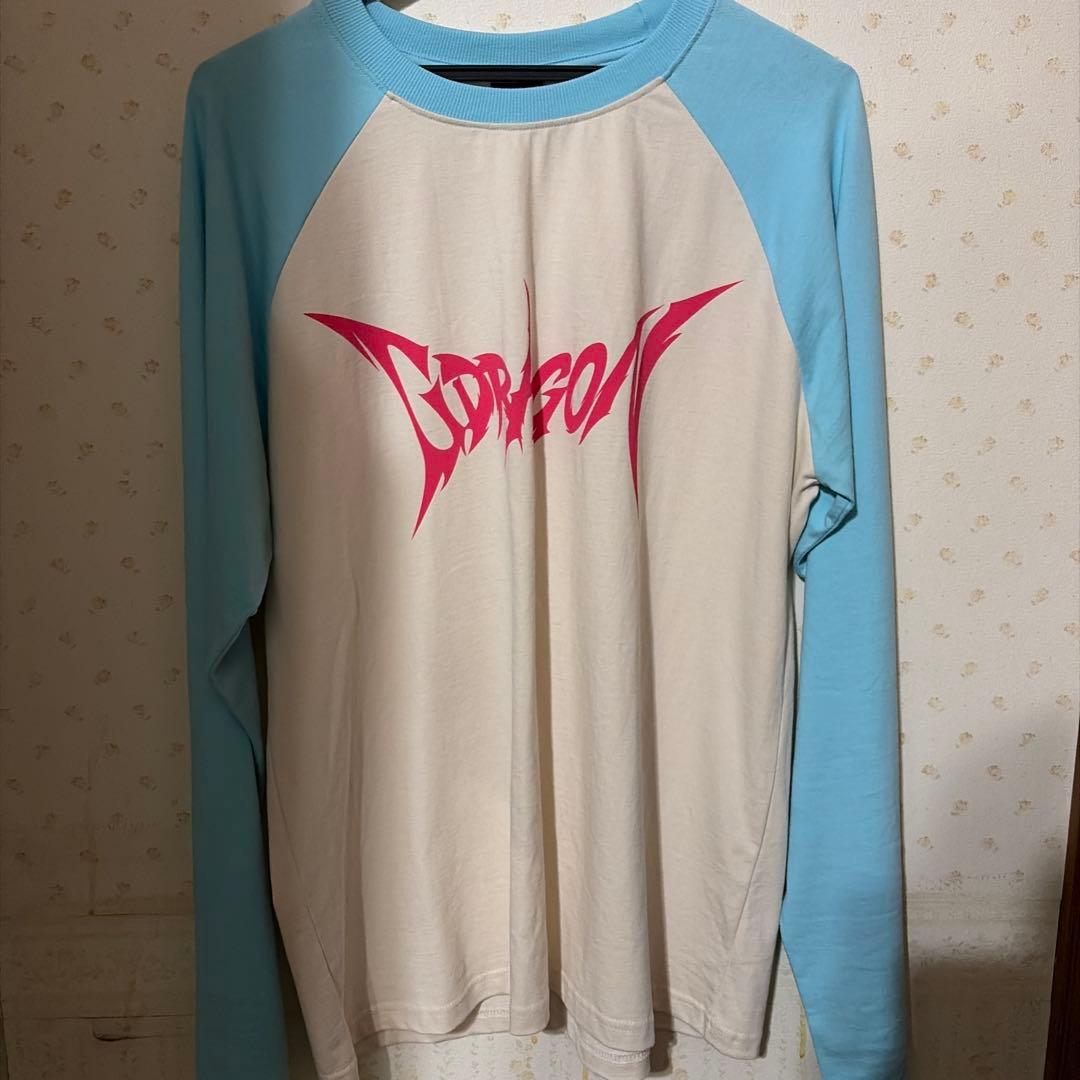 G-DRAGON ジードラゴン　ラグラン長袖Tシャツ ミント