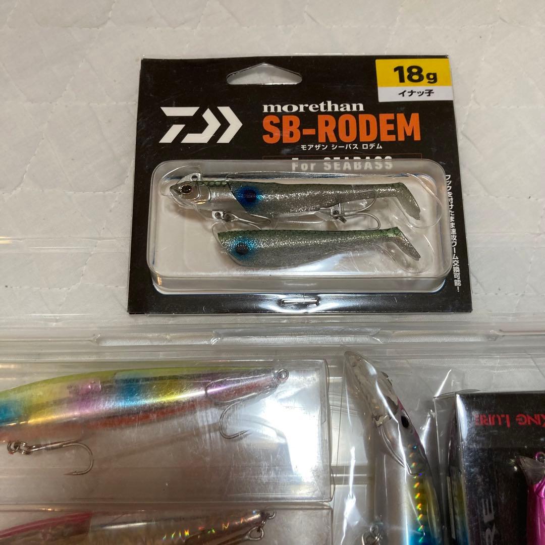 未使用　シーバスルアーセット　　メガバス　ダイワ　　など a