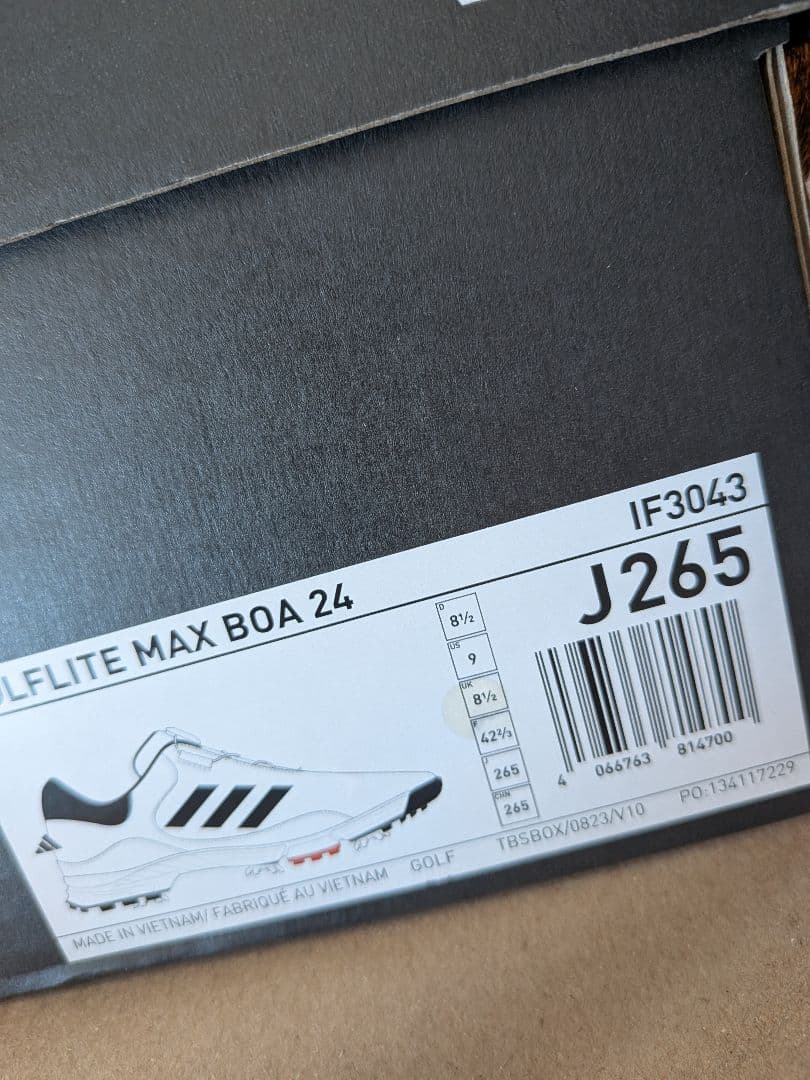 アディダス ゴルフシューズ lite Max BOA 24 　26.5cm