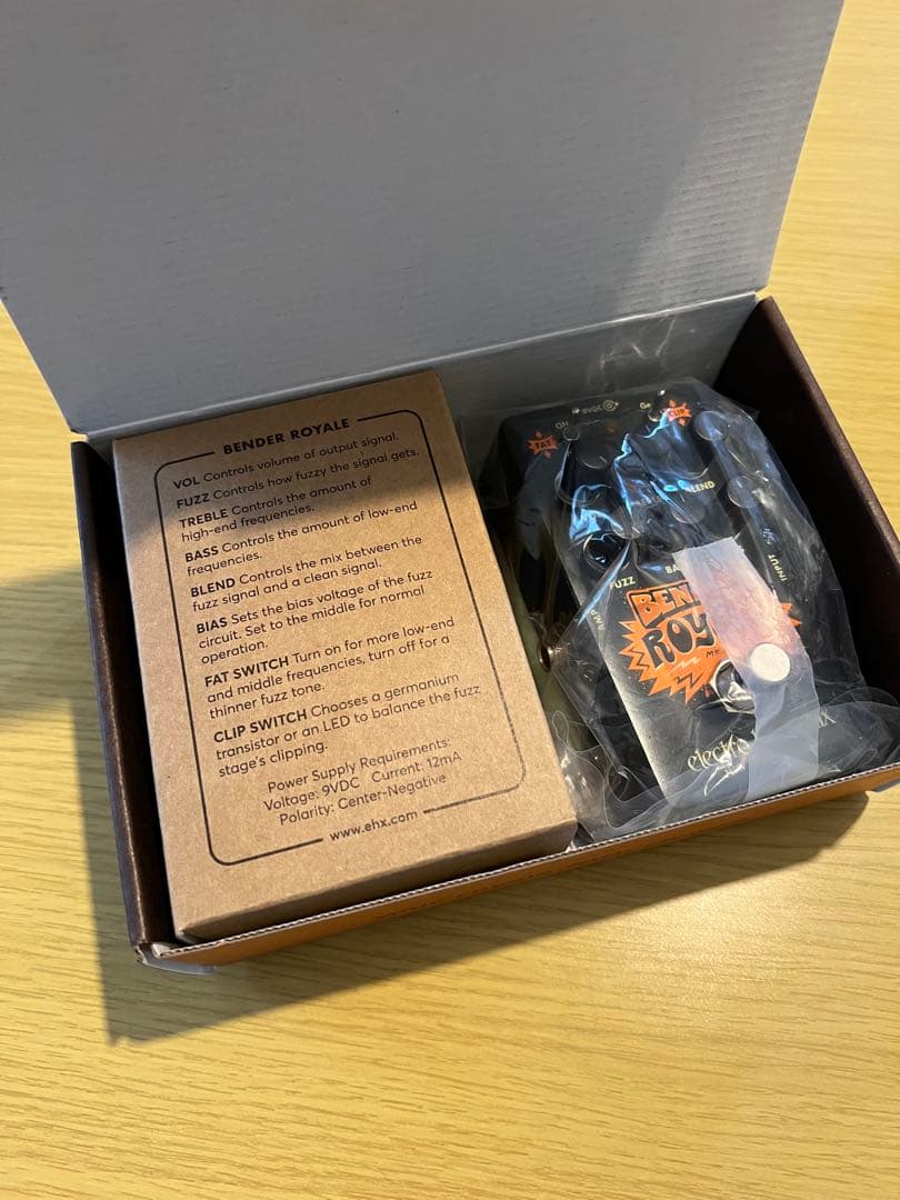 ギター Electro-Harmonix Bender e black