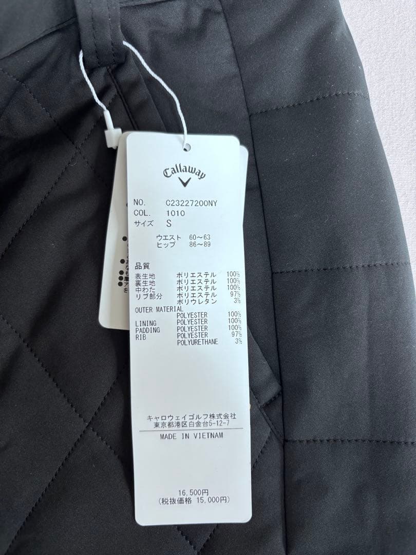 Callaway レディースパンツ（冬用）BLACK