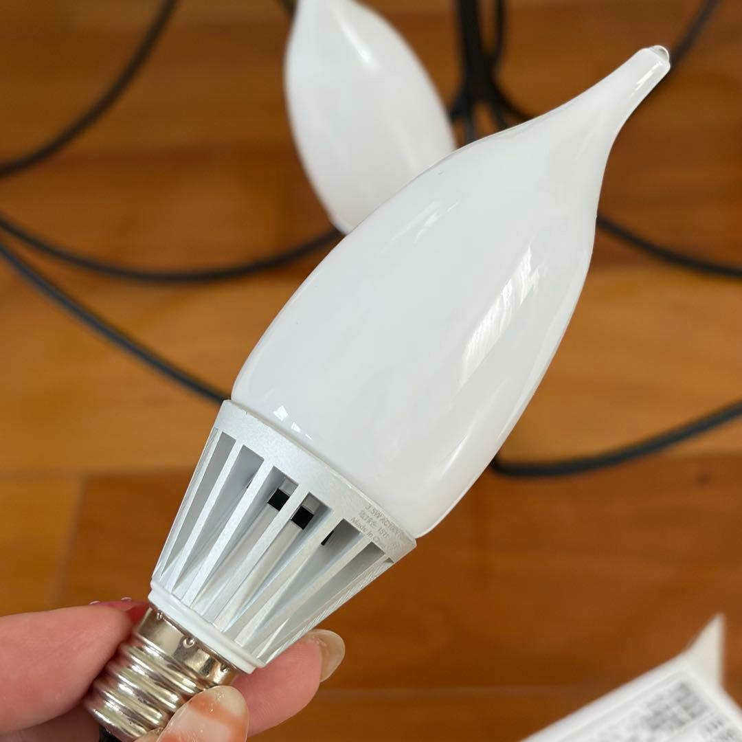 【廃盤商品】アルコスモール　シャンデリア　電球セット