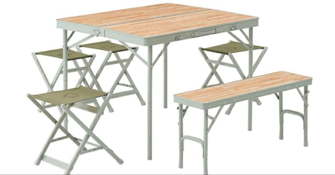 新品　LOGOSロゴス Life ベンチテーブルセット6 　未開封　バーベキュー