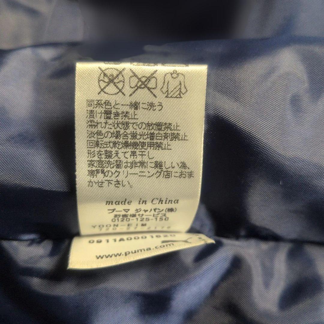 【ダウン✨PUMA✨L】ベンチ ロング コート 肉厚 軽量 ネイビー