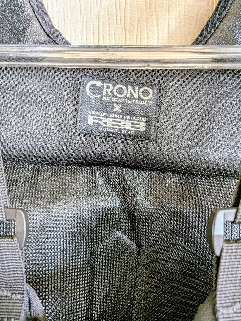 CRONO✕RBB エギングライフジャケット ブラック
