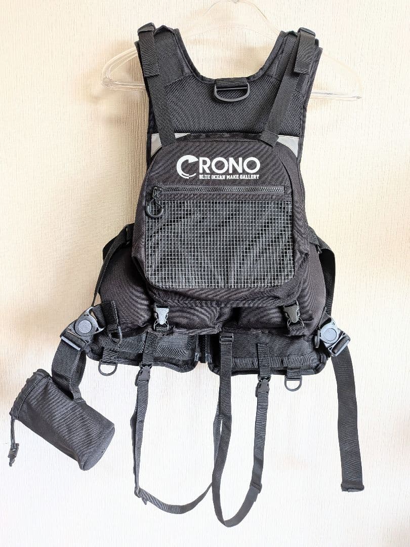 CRONO✕RBB エギングライフジャケット ブラック