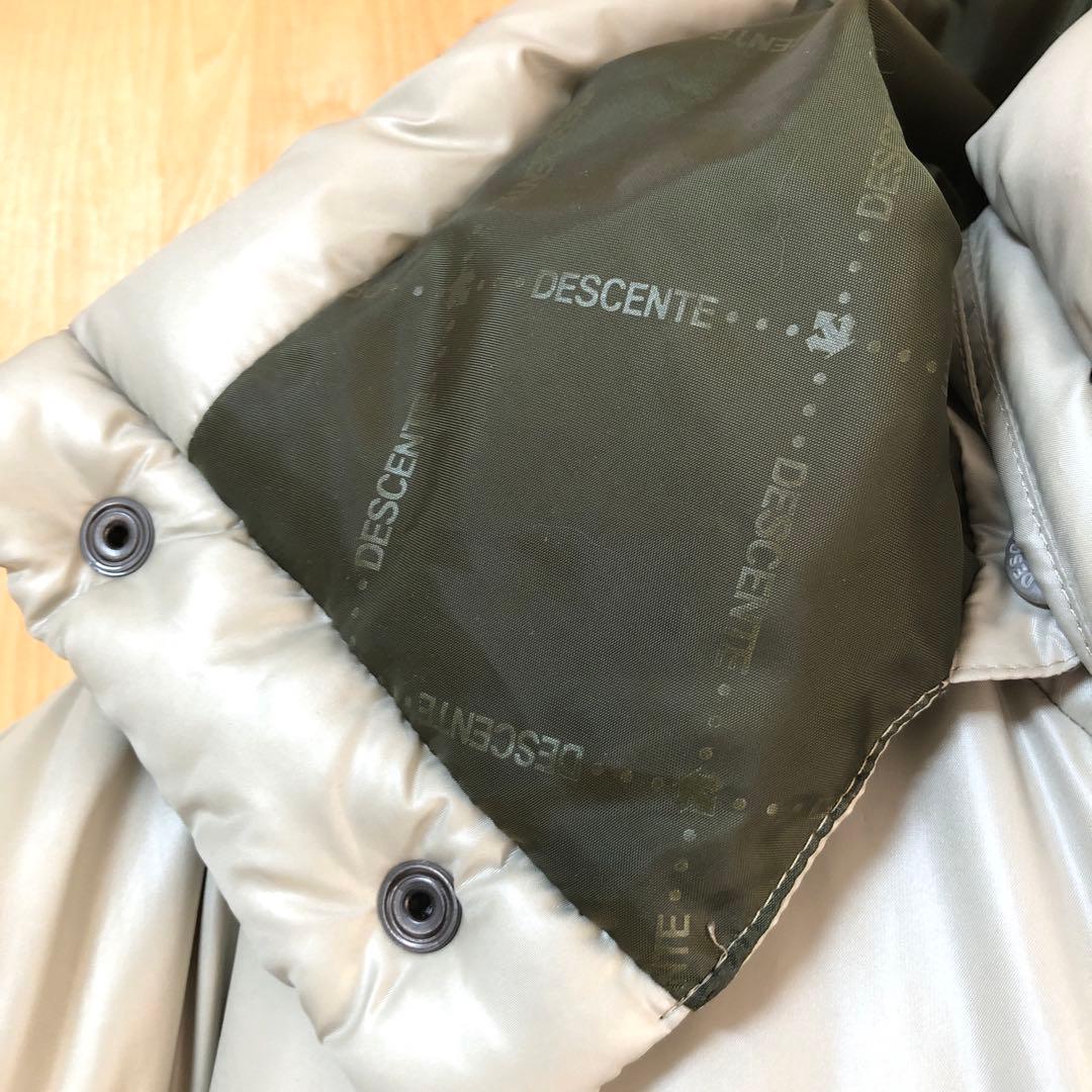 デサント✨️DESCENTE ダウンコート ベンチコート ロング 肩ロゴ 防寒