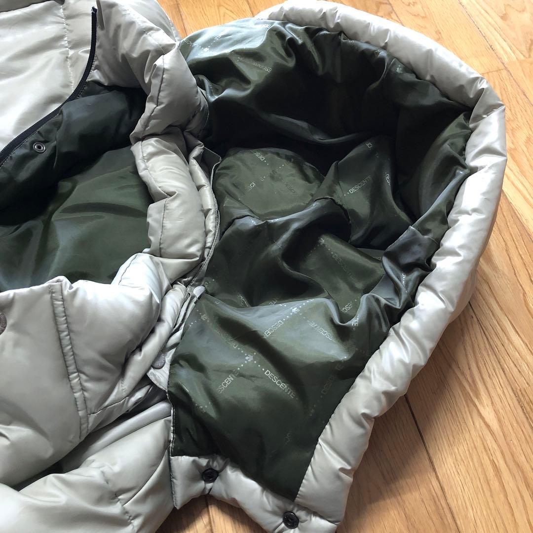 デサント✨️DESCENTE ダウンコート ベンチコート ロング 肩ロゴ 防寒