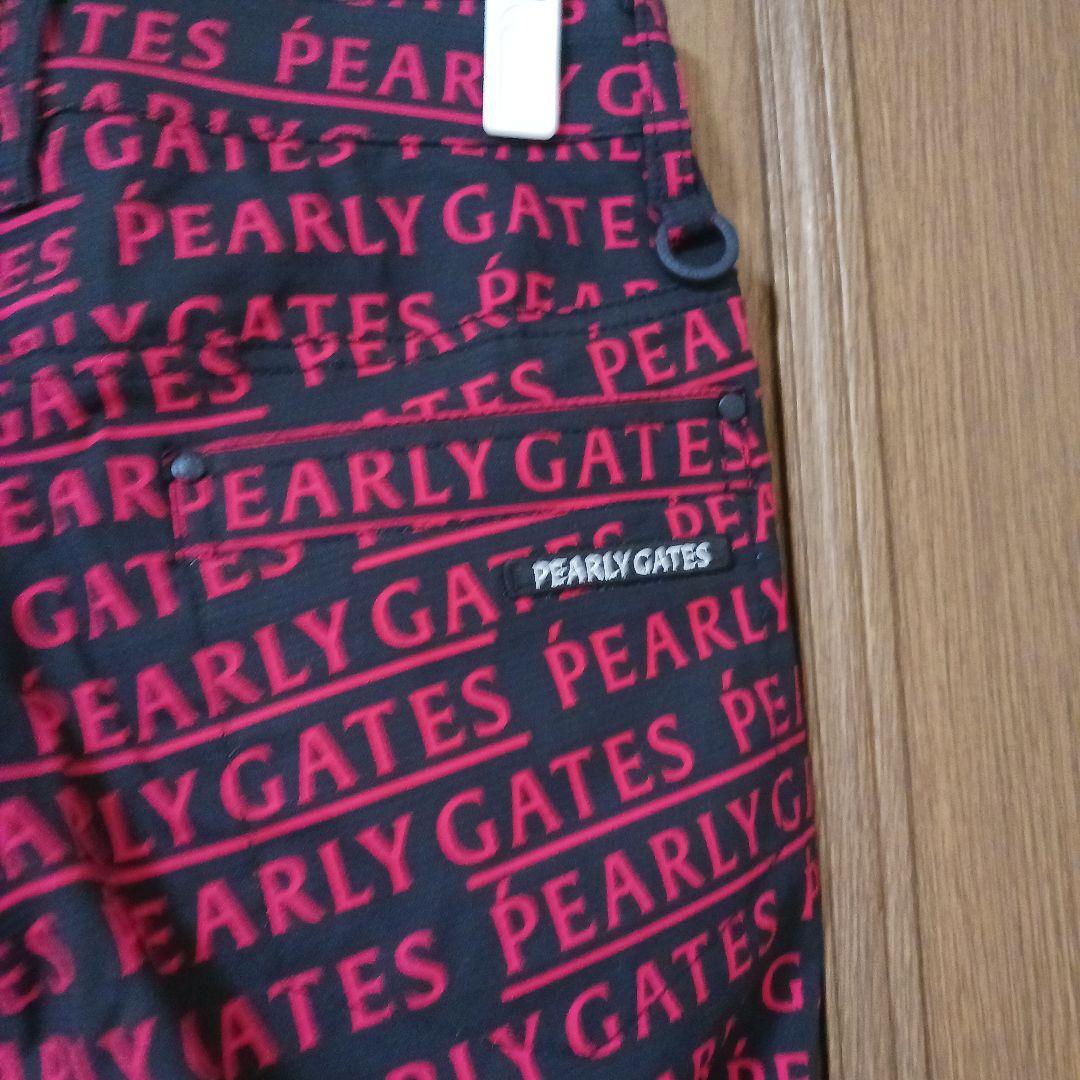 PEARLY GATES ロゴプリントパンツ