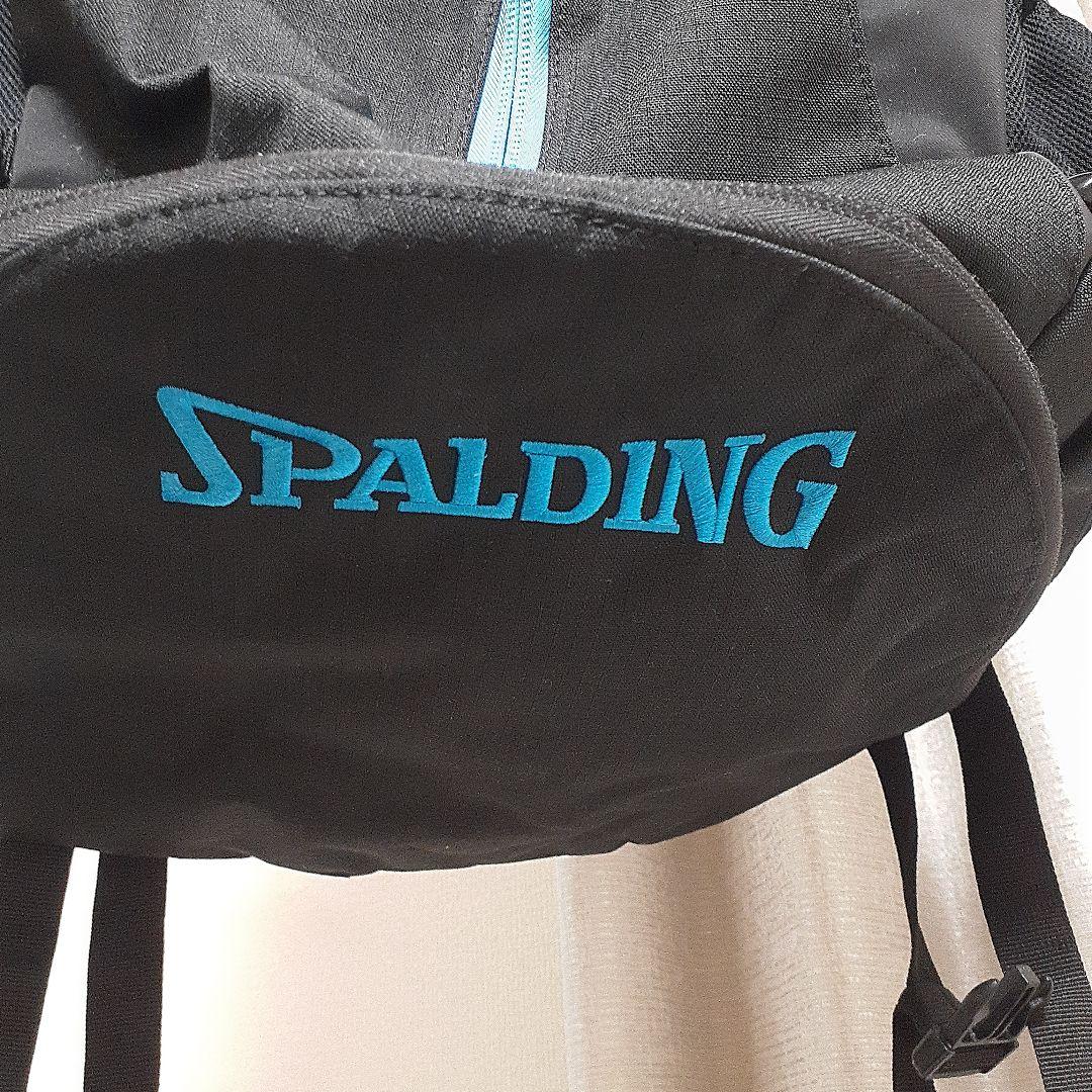 SPALDING バスケットボール用リュック 黒/青