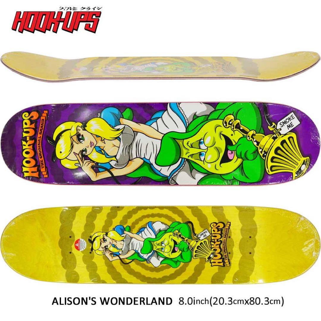 スケートボード HOOK UPS SKATEBOARDS ALISON'S WONDERLAND