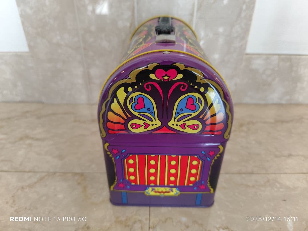 ☆貴重！ANNA SUI アナスイ サーカス風ボックスバッグ 缶製小物入れ