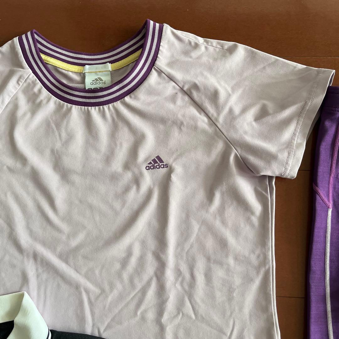 adidas など　フィットネスウェア 上下セット
