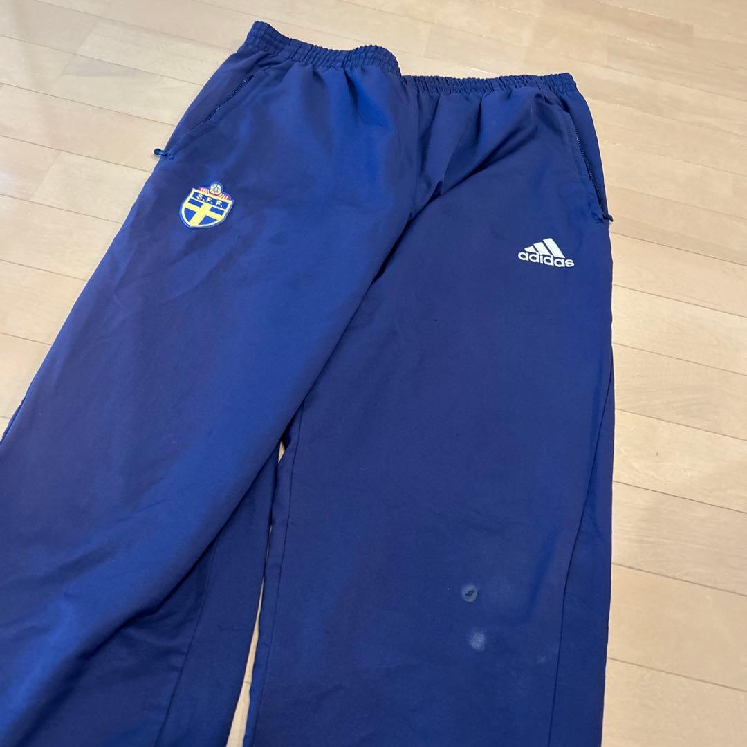 スウェーデン代表adidas トレーニングウェアセット ネイビー/イエロー