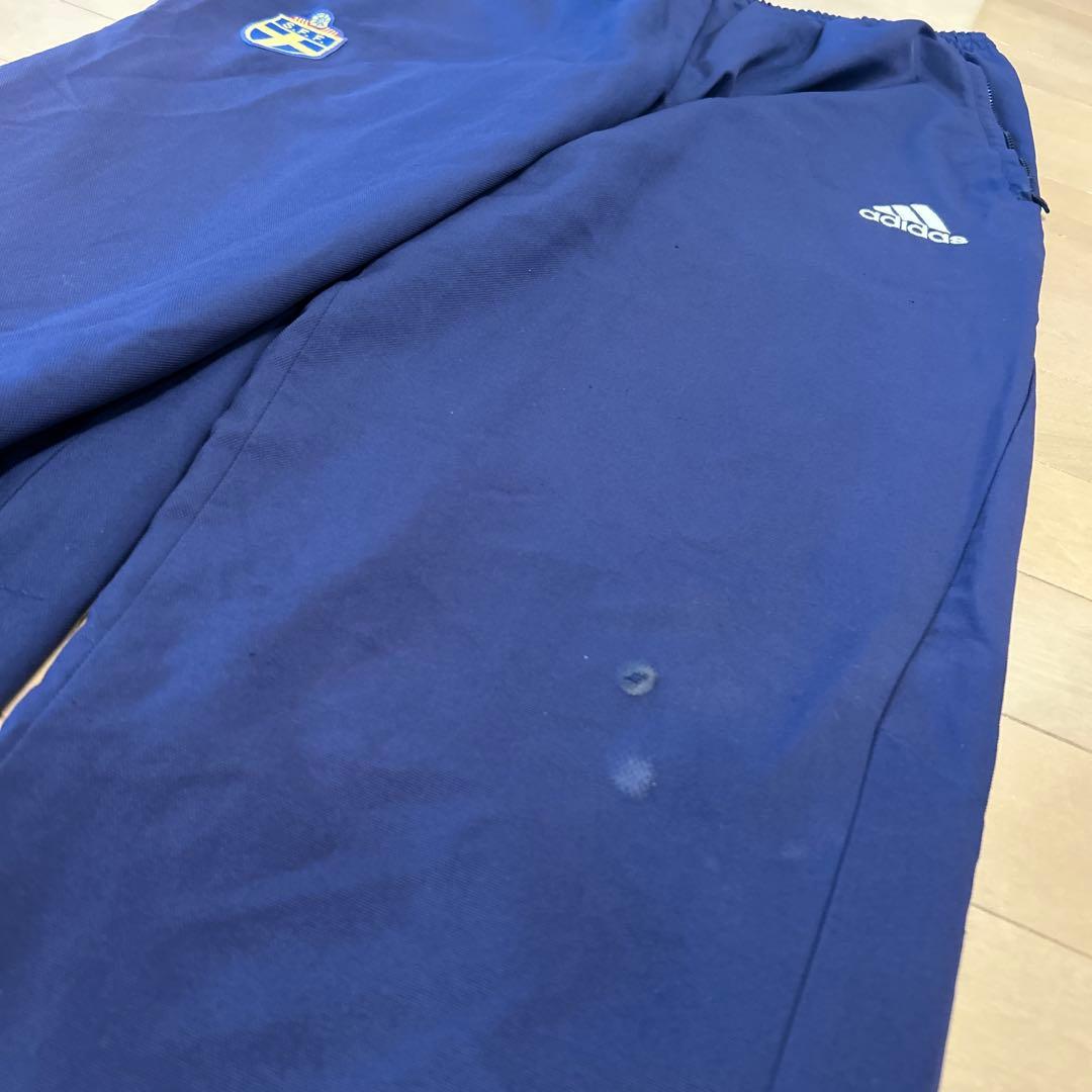 スウェーデン代表adidas トレーニングウェアセット ネイビー/イエロー