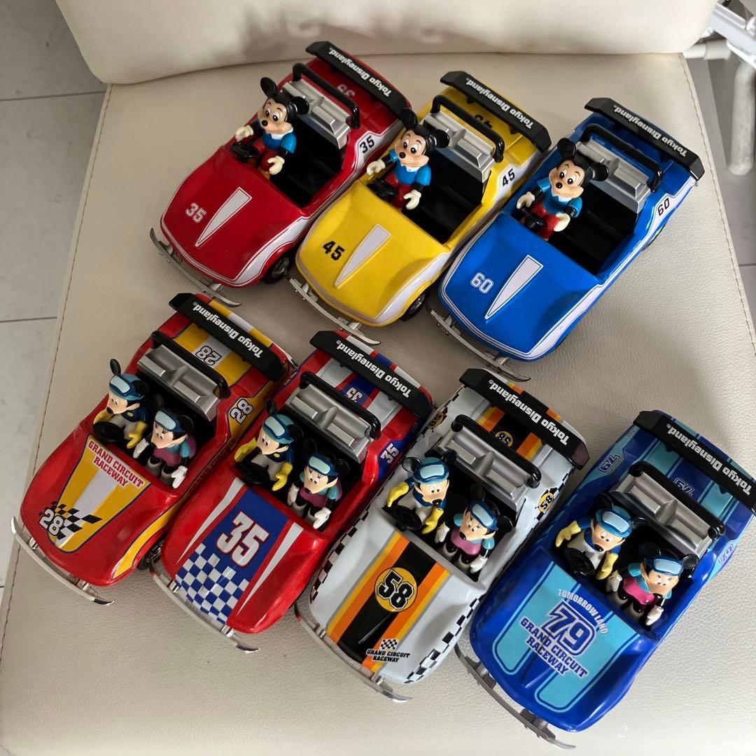 ディズニーランド　ブリキ　グランドサーキット　7台