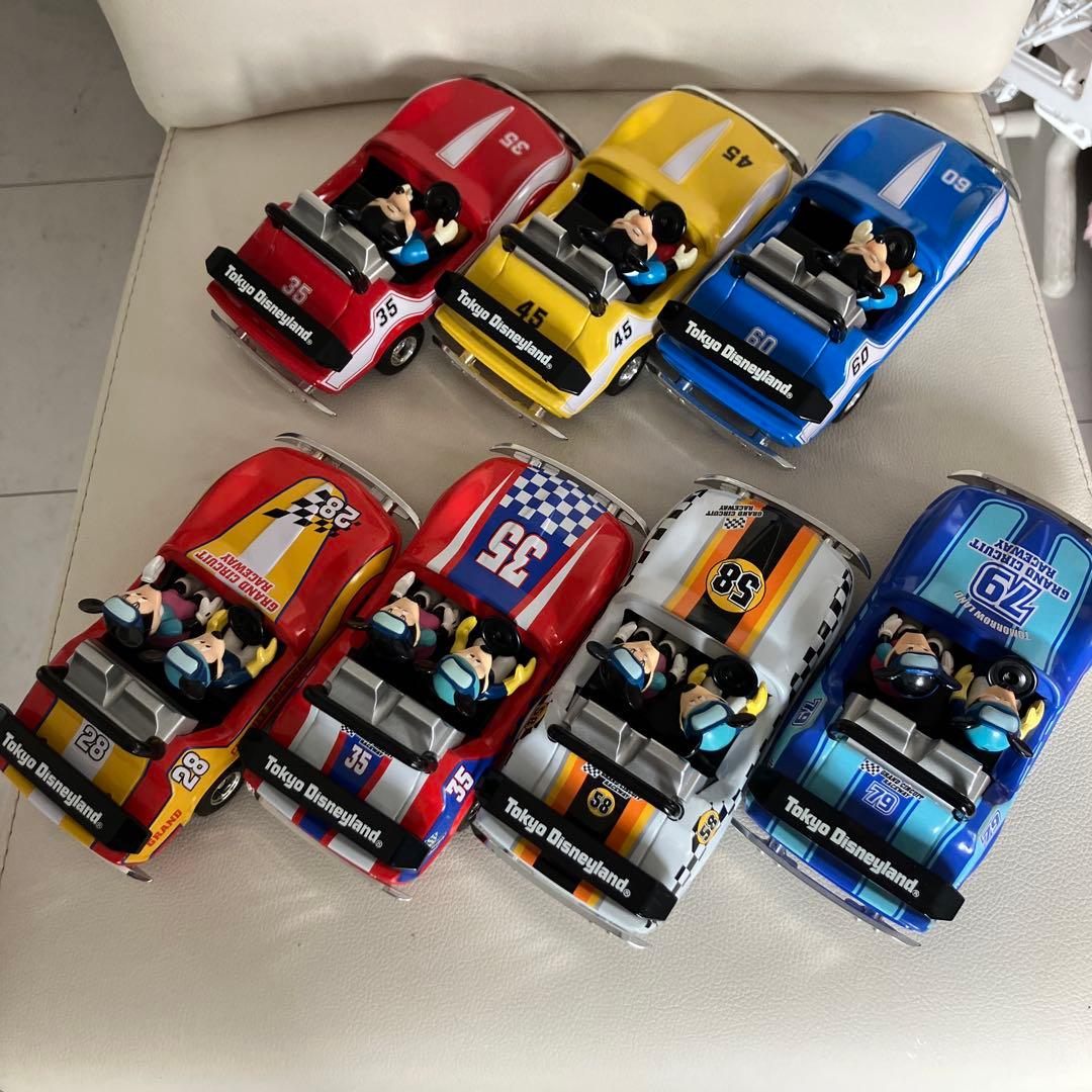 ディズニーランド　ブリキ　グランドサーキット　7台