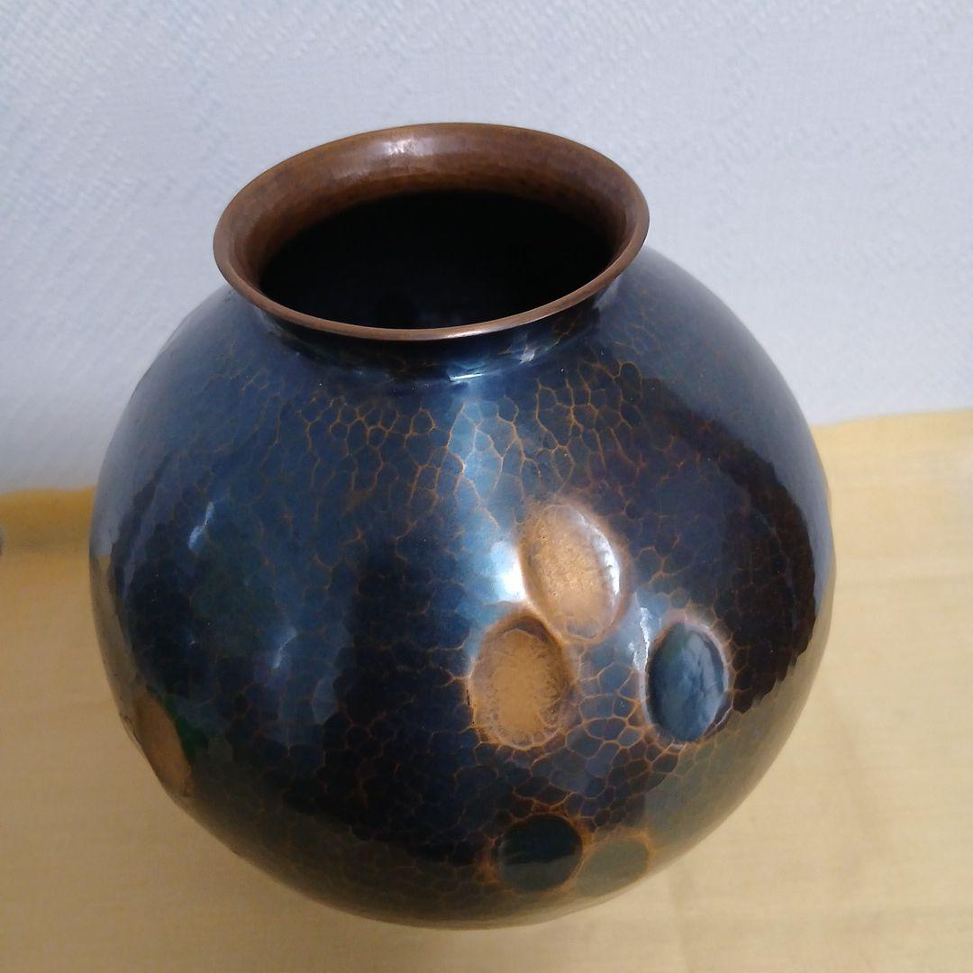 玉川堂鎚起銅器花瓶