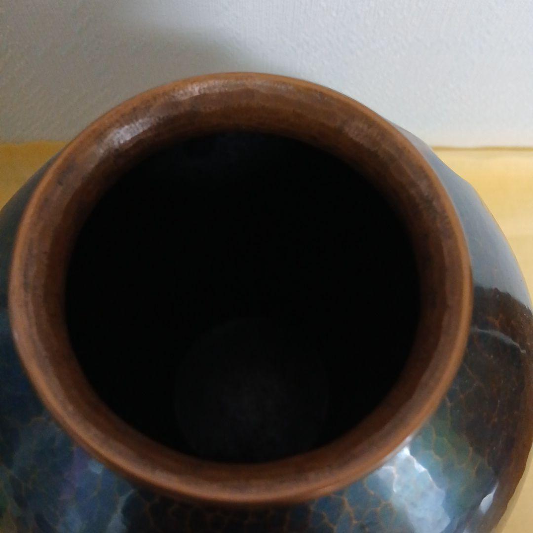 玉川堂鎚起銅器花瓶