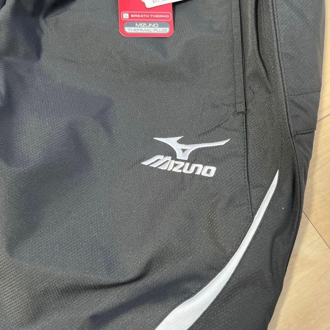 新品　タグ付　ミズノ　中綿パンツ　ブレスサーモ　2XO黒/白　厚手　ゴルフパンツ