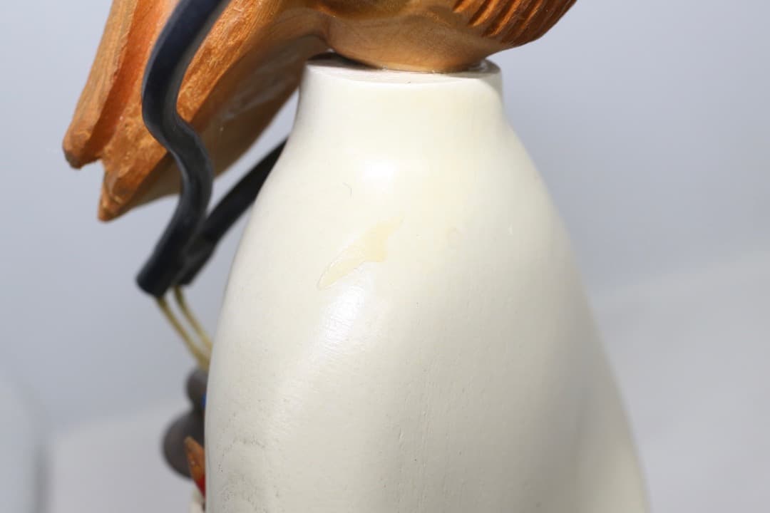 希少 ヴィンテージ ROMER 木彫り ドクター人形 イタリア製 約30cm