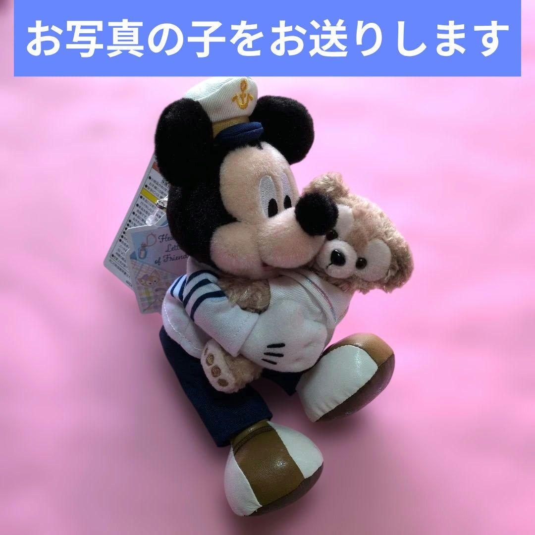 東京ディズニーシー ミッキーマウス ダッフィー ぬいぐるみバッジ