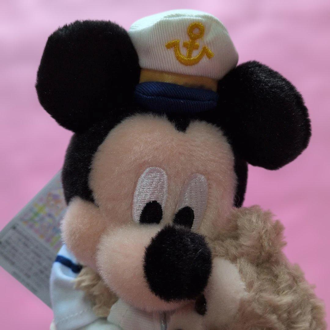 東京ディズニーシー ミッキーマウス ダッフィー ぬいぐるみバッジ