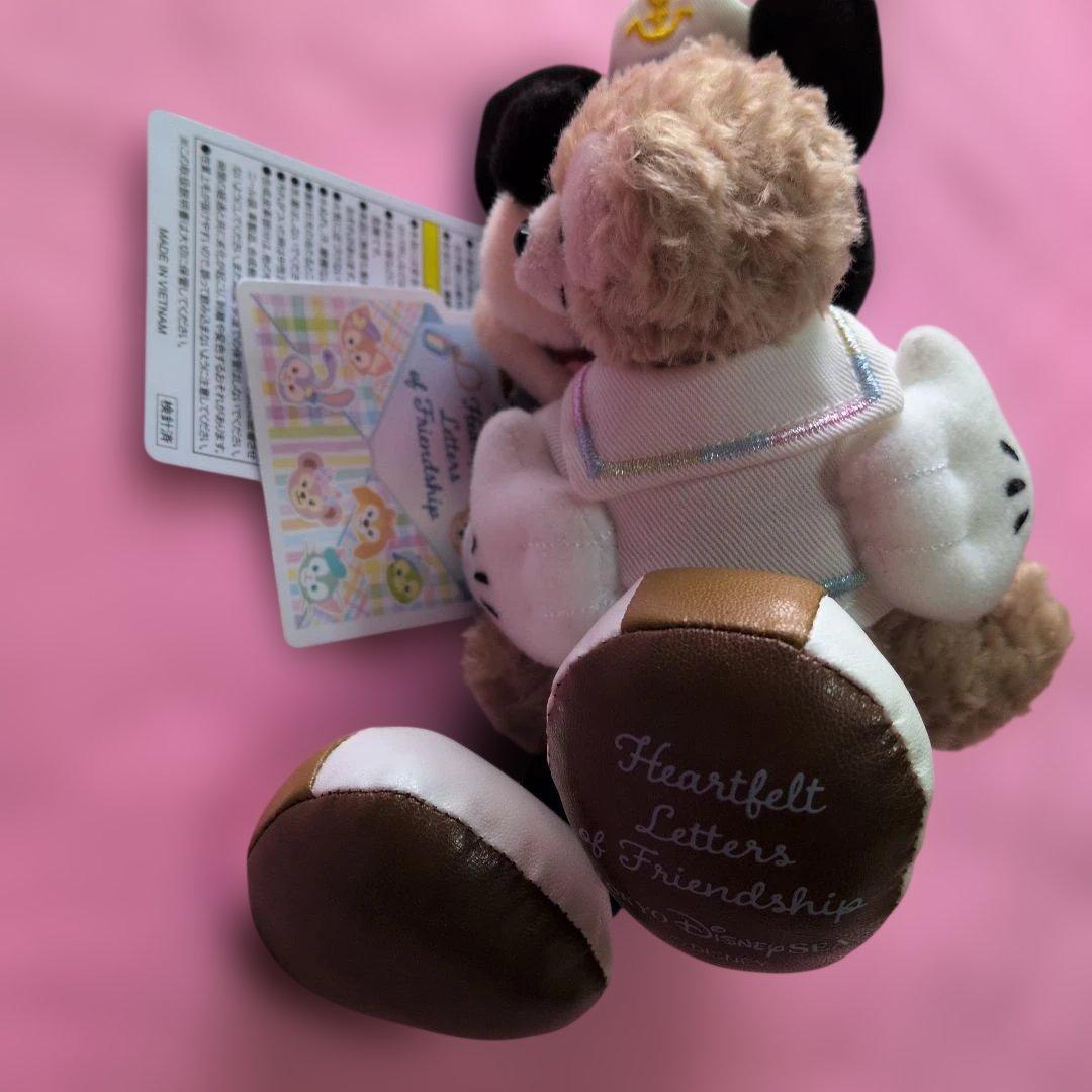 東京ディズニーシー ミッキーマウス ダッフィー ぬいぐるみバッジ
