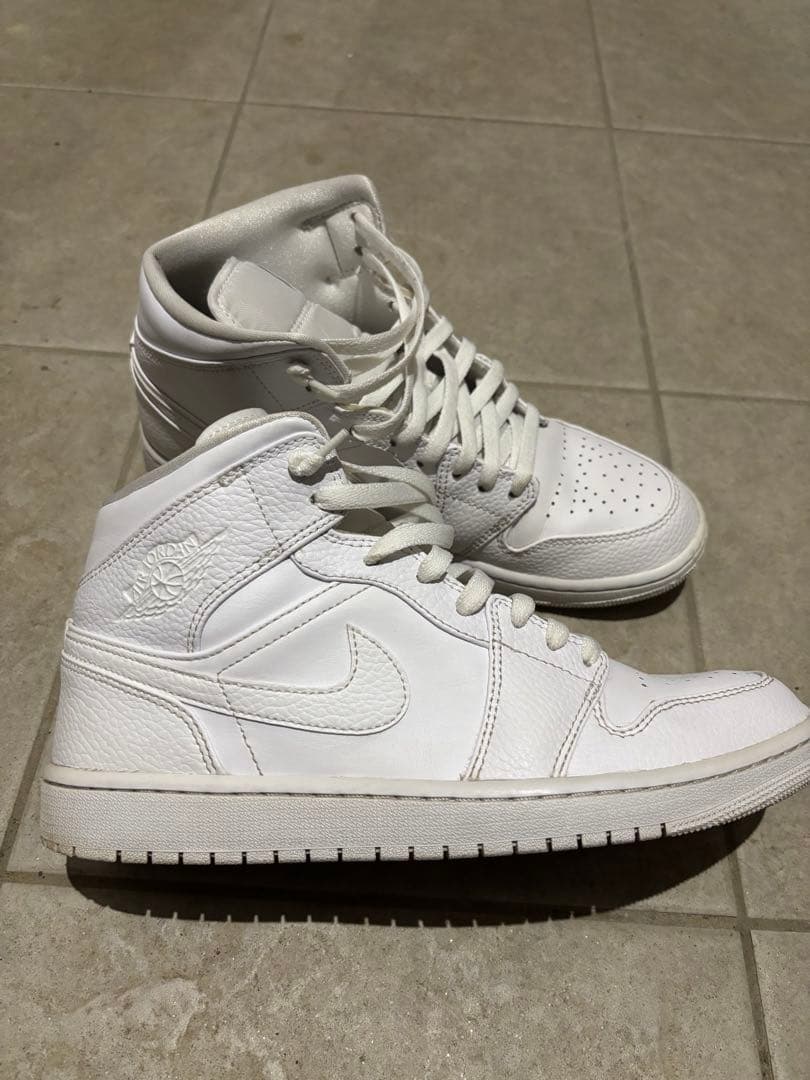 Air Jordan 1 ホワイト ハイカットシューズ