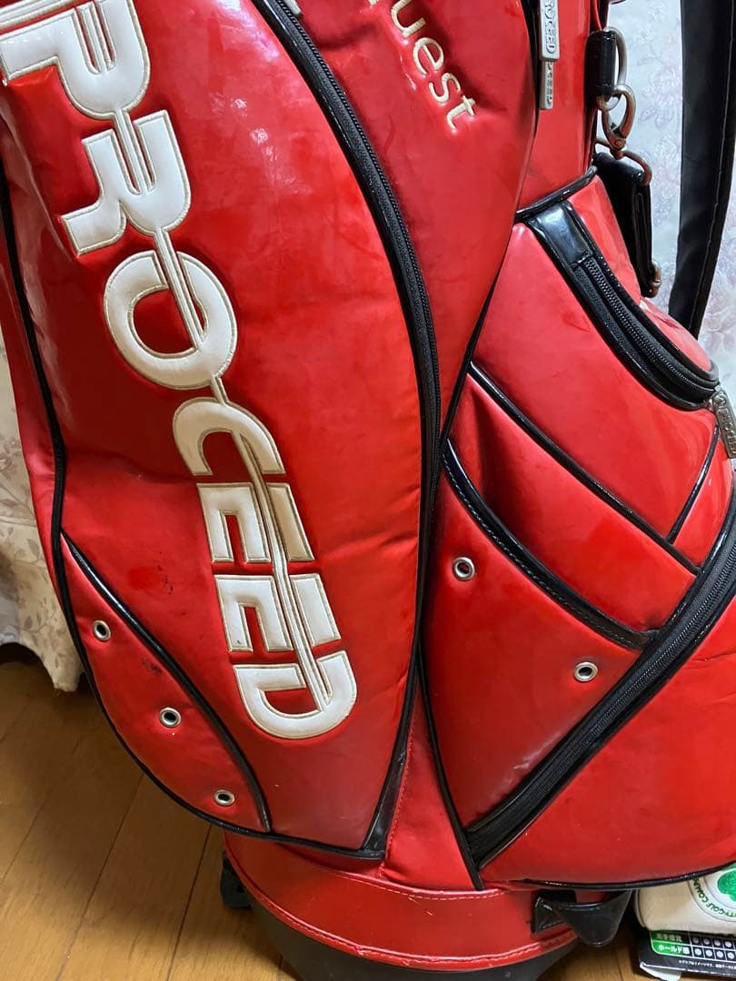 ジャスティック　プロシード　ゴルフ クラブ セット　スタンド キャディ バッグ