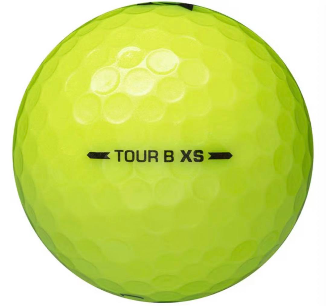 新品2026年NEWブリヂストンTOUR B XS　イエロー2ダース（24球）