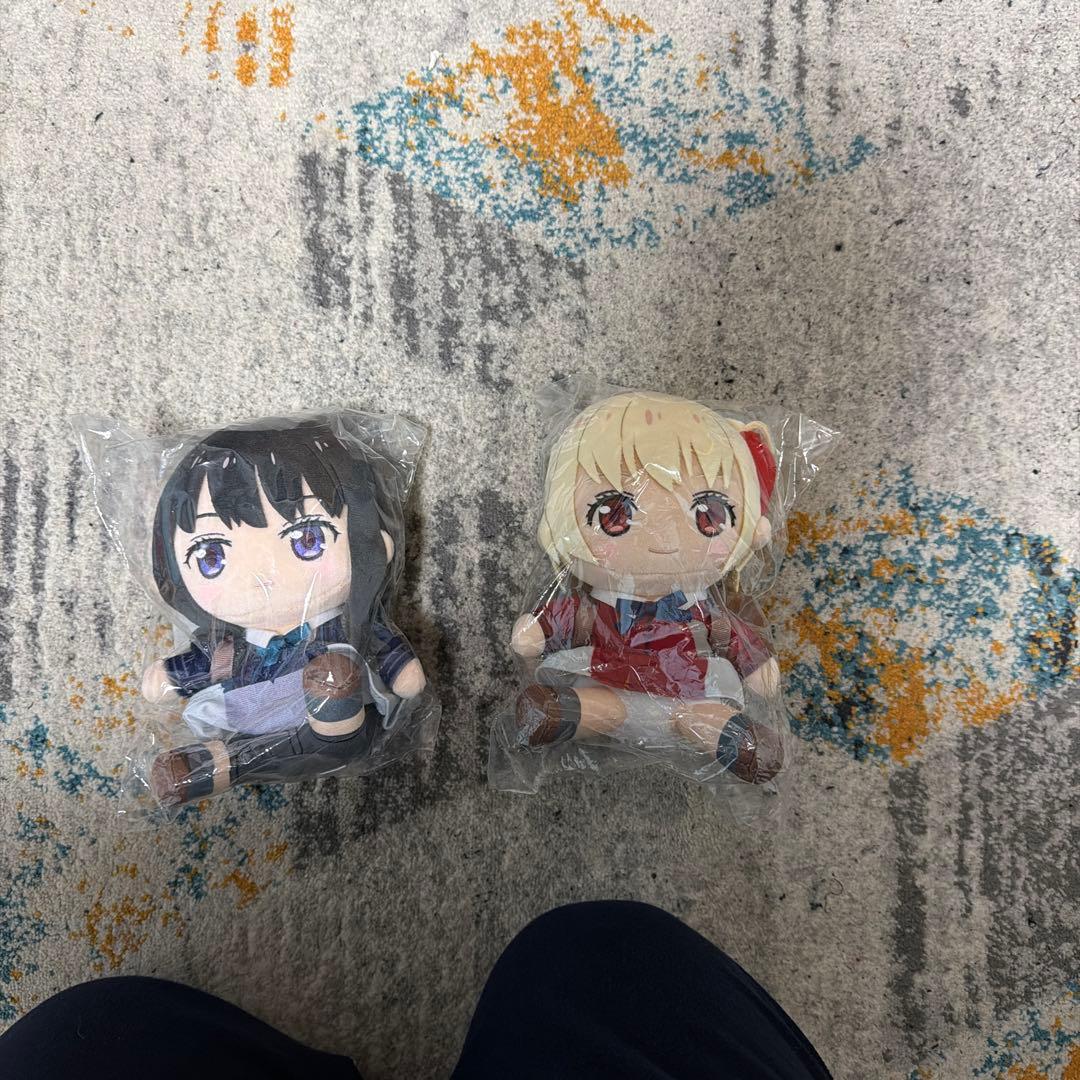 ぬいぐるみセット（青・赤・茶色・白）