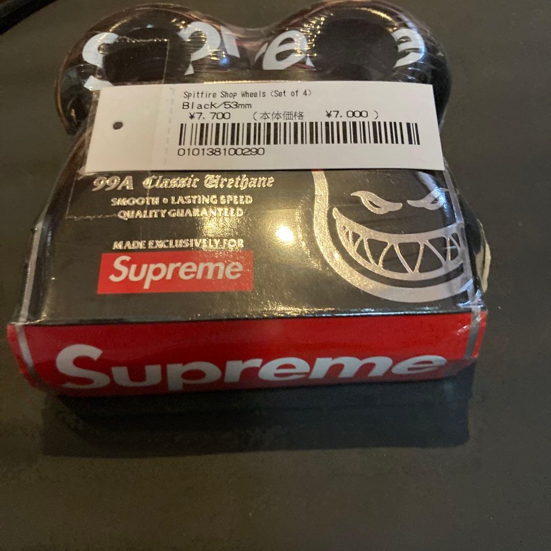 supremeシュプリーム SPITFIRE ウィール ブラック 53mm