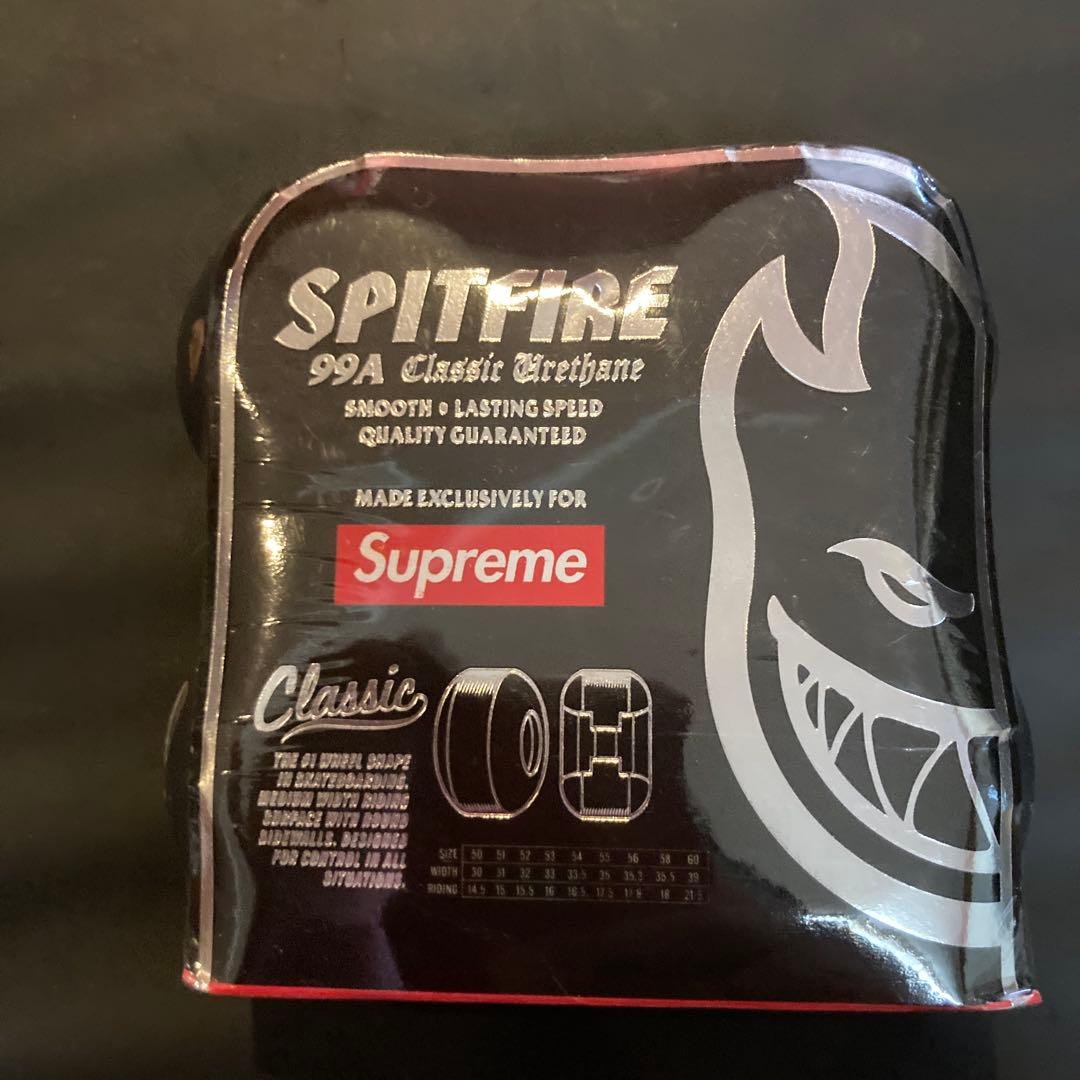 supremeシュプリーム SPITFIRE ウィール ブラック 53mm
