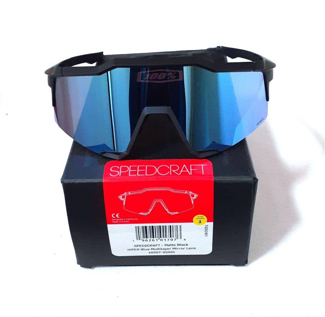 100％ Speedcraft ブラック ブルー ワンハンドレッド