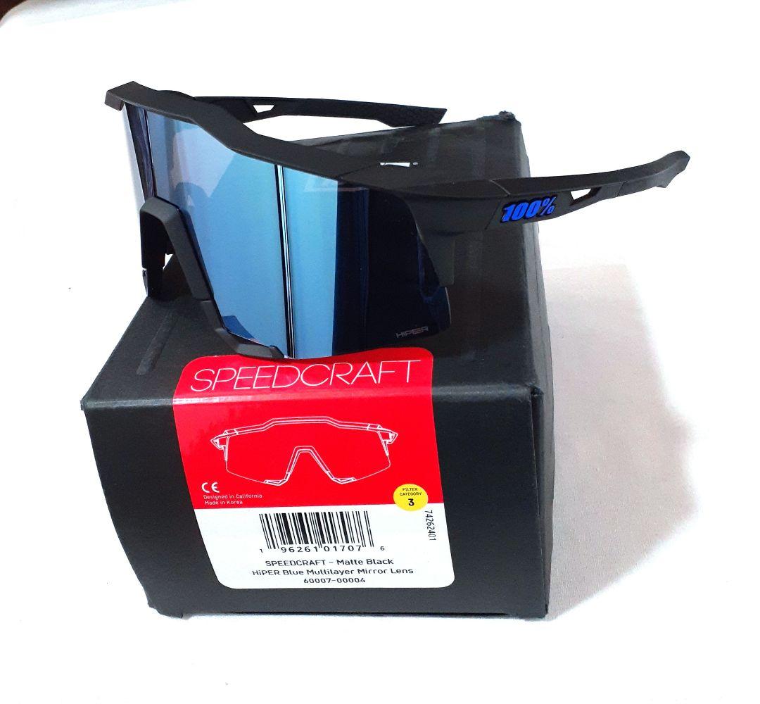 100％ Speedcraft ブラック ブルー ワンハンドレッド